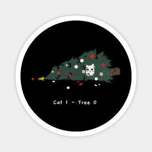 Christmas tree (white caption) Magnet